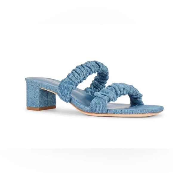 RAYE Women’s Blue Denim Posh Sandal Size 8 - Picture 4 of 14